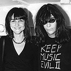 Jaan Uhelszki and Joey Ramone