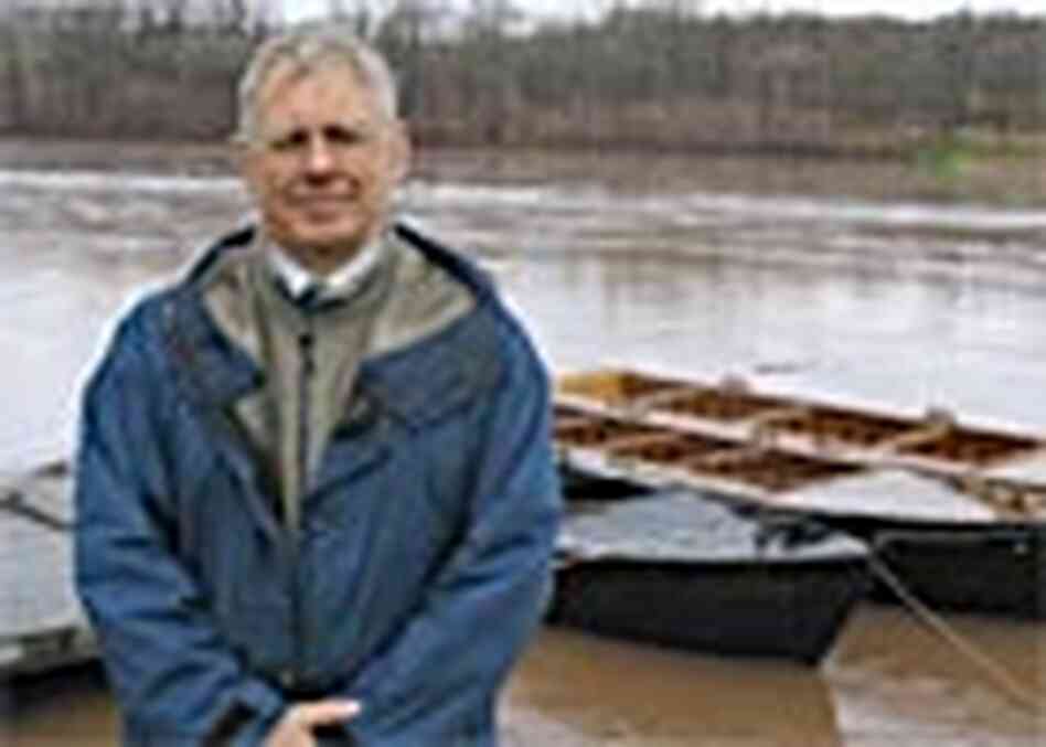 Historian David Hackett Fischer on the banks of the Delaware River Historian David Hackett Fischer on the banks of the Delaware River