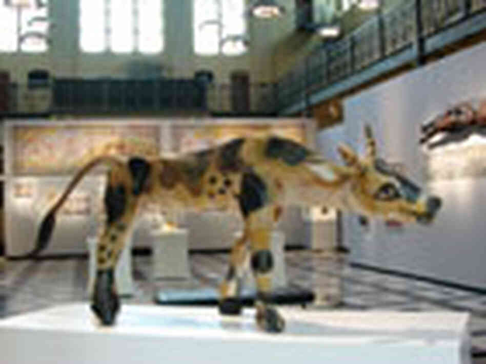 A sculpture of an animal at the entrance to the Smithsonian's Walter Anderson exhibit. A sculpture of an animal at the entrance to the Smithsonian's Walter Anderson exhibit.