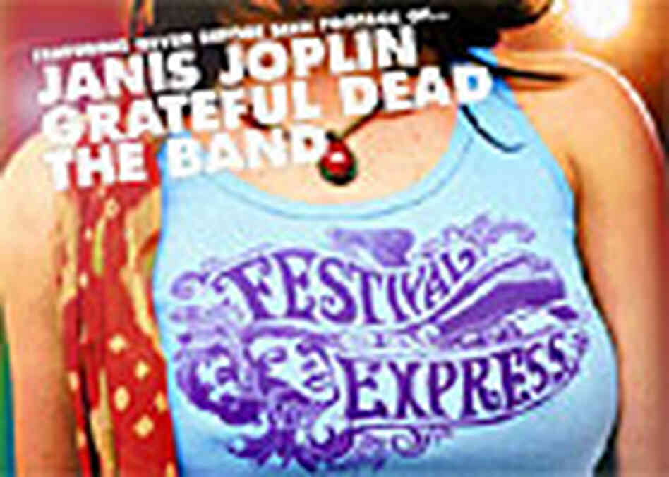 Detail from the poster for 'Festival Express' Detail from the poster for 'Festival Express'