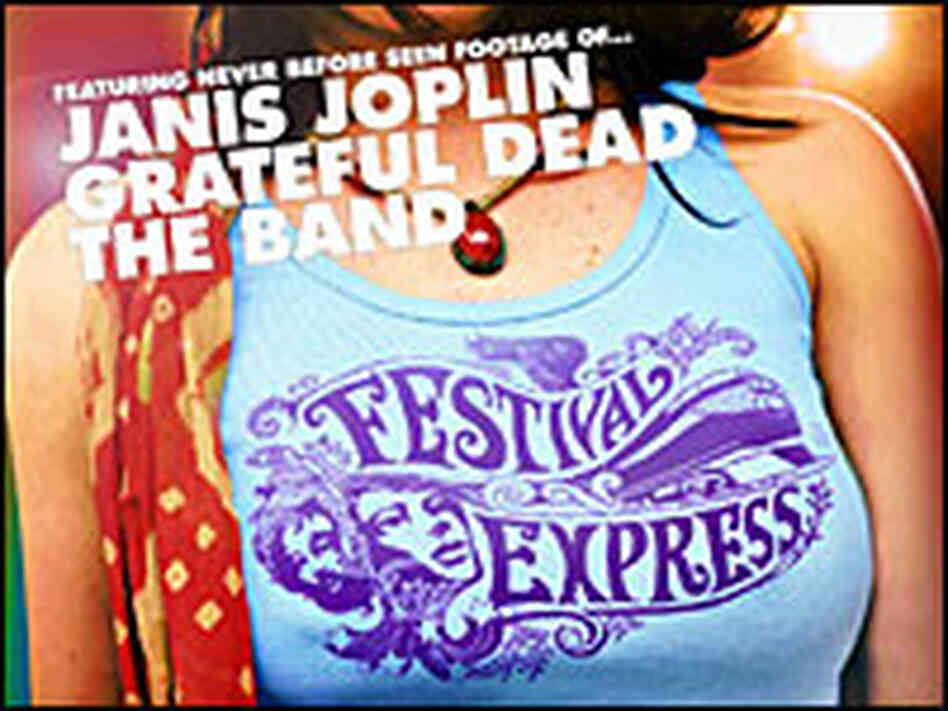 Detail from the poster for 'Festival Express' Detail from the poster for 'Festival Express'