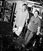 Zine Librarians Jamez Terry and Kelly Costello
