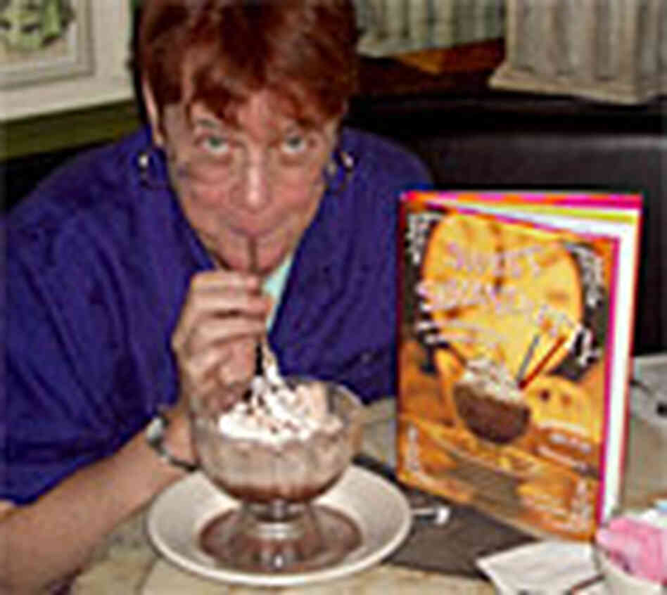 NPR's Liane Hansen at work on a frozen hot chocolate NPR's Liane Hansen at work on a frozen hot chocolate
