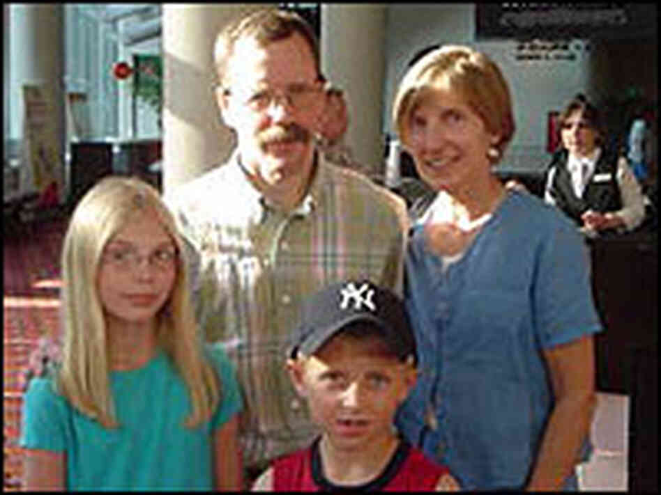 Peter and Loretta Ostrum, son Leif and daughter Helinka. Peter and Loretta Ostrum, son Leif and daughter Helinka.