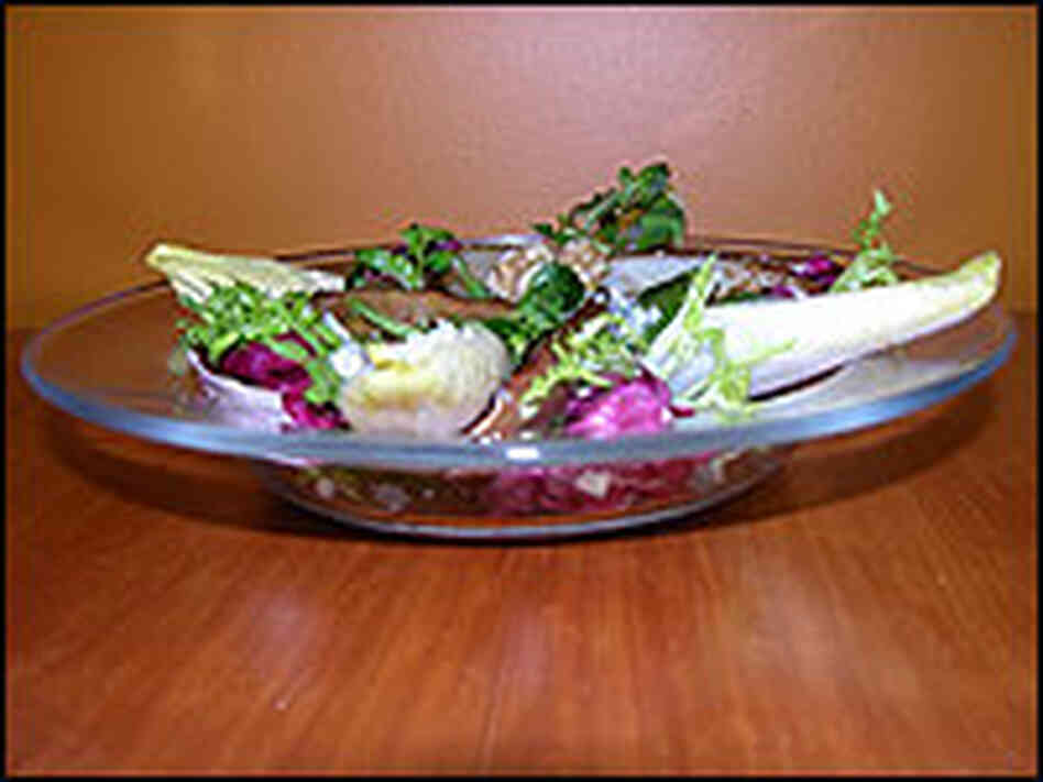 Flora's pear salad. Flora's pear salad.