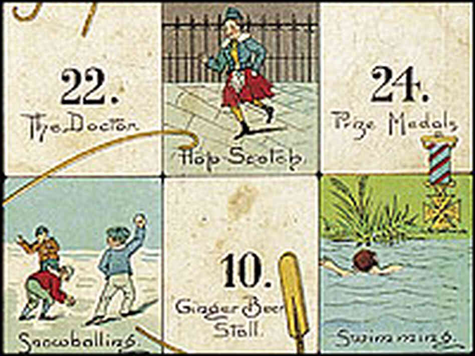 Detail from 'Snakes and Ladders' Board Game Detail from 'Snakes and Ladders' Board Game