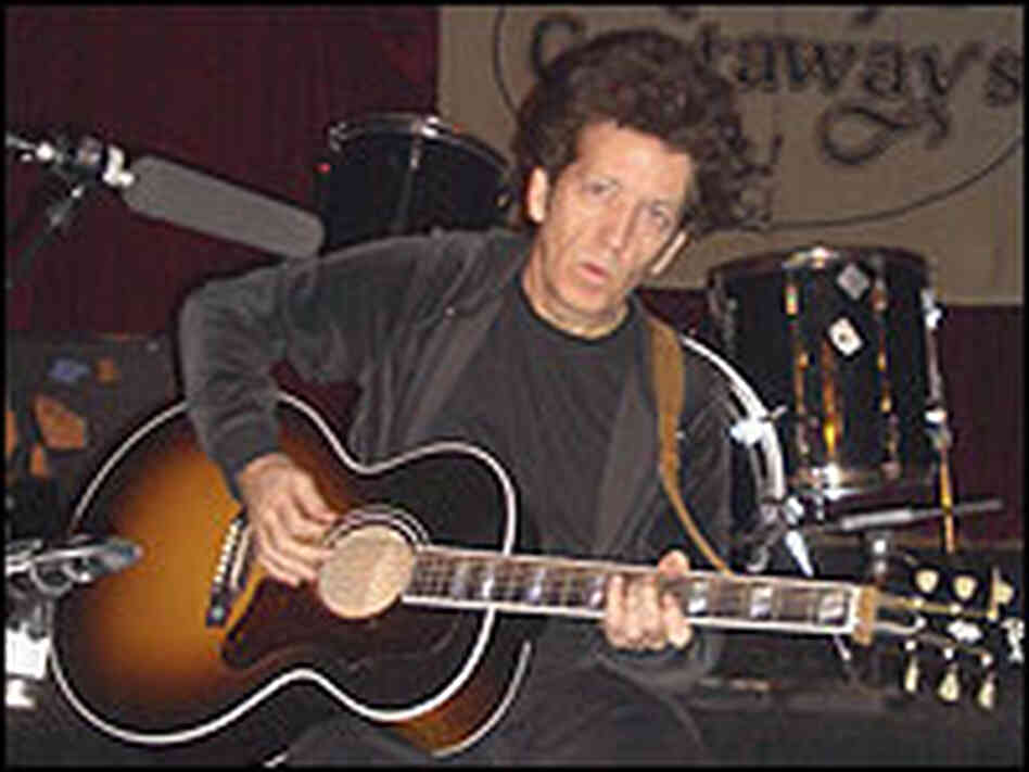 Willie Nile on stage at the New York bar Kenny's Castaway. Willie Nile on stage at the New York bar Kenny's Castaway.