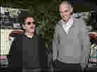 Daniel Clowes and director Terry Zigoff at a preview of 'Art School Confidential.'