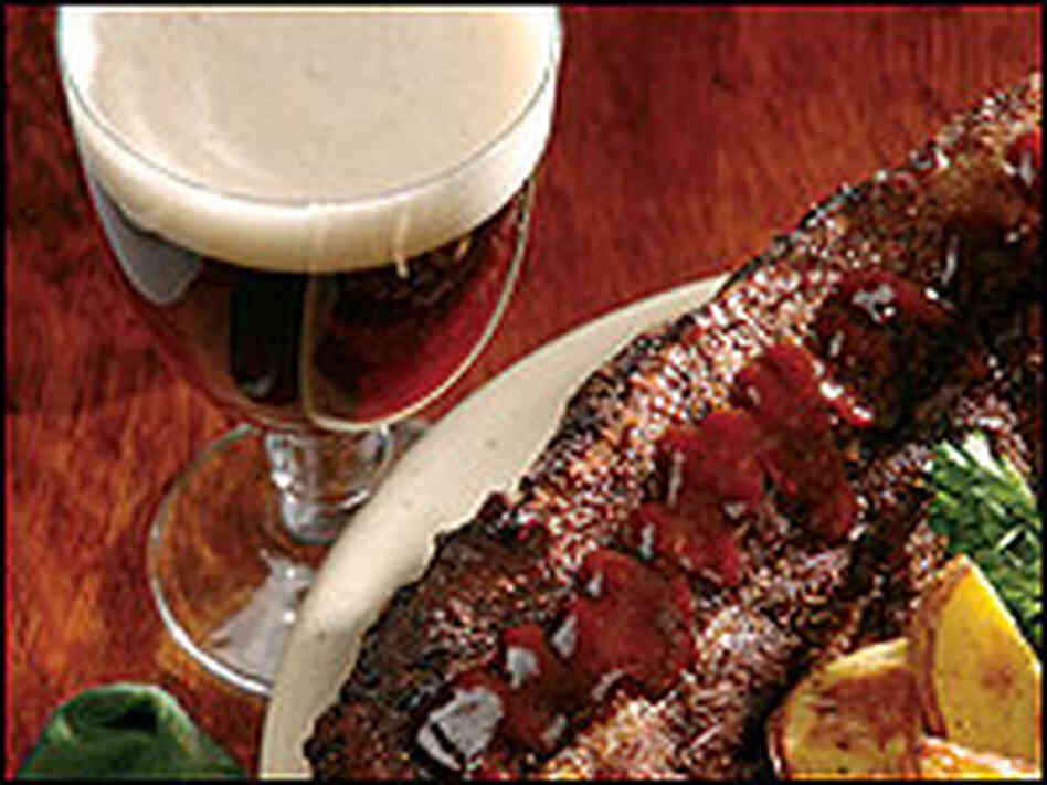 Photo of beer and food Photo of beer and food