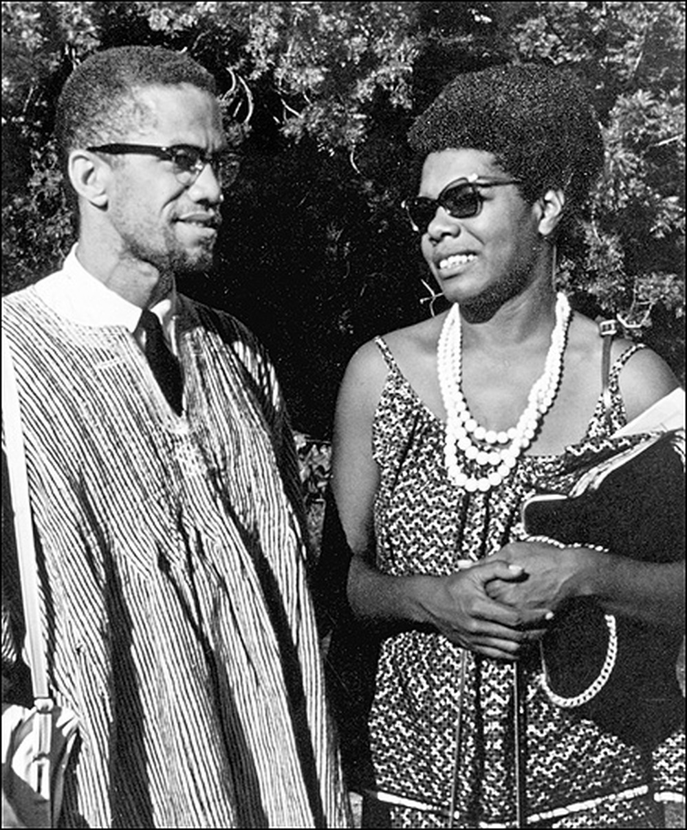 Angelou and Malcolm X became friends during his visit to Ghana in May 1964.