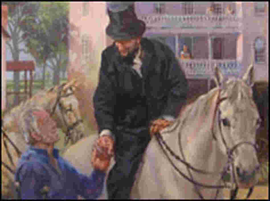 Painting of Abraham Lincoln