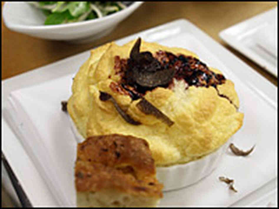 Vidalia head chef Jeffrey Buben's omelette souflle with red wine butter sauce. Vidalia head chef Jeffrey Buben's omelette souflle with red wine butter sauce.