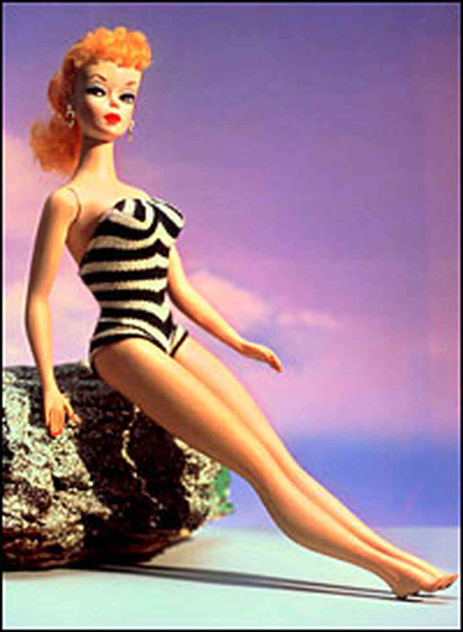 Original 1959 Barbie with swimsuit