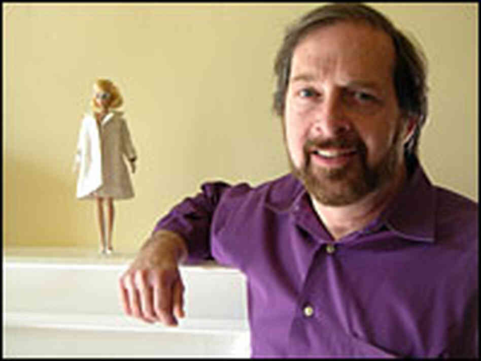 Barbie collector Joe Blitman with friend