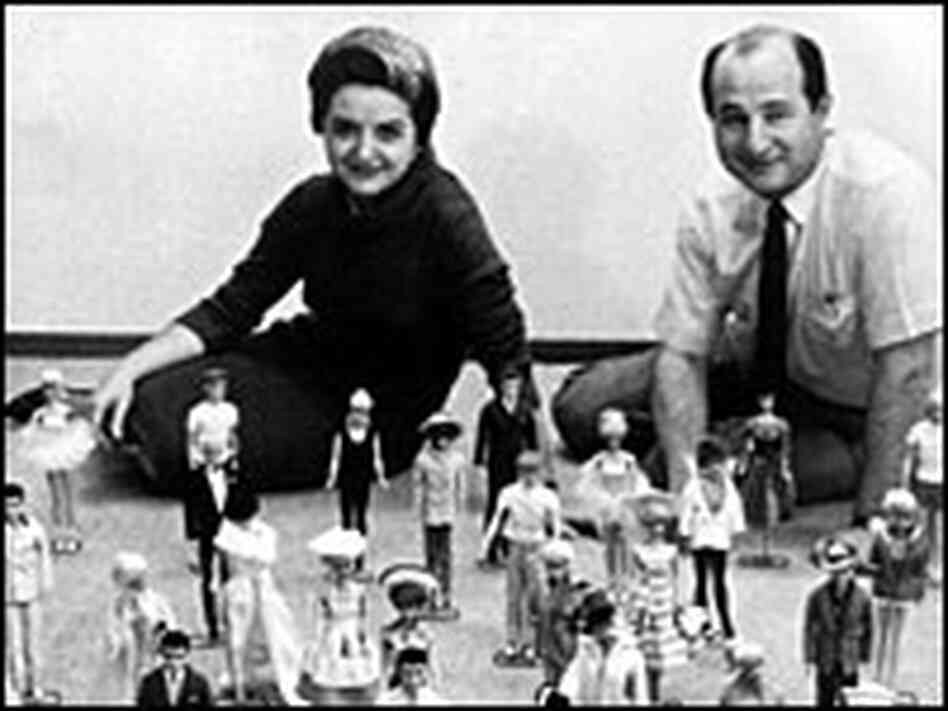 Barbie creator Ruth Handler and her husband Elliot.