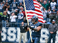 Lofa Tatupu of the Seattle Seahawks.