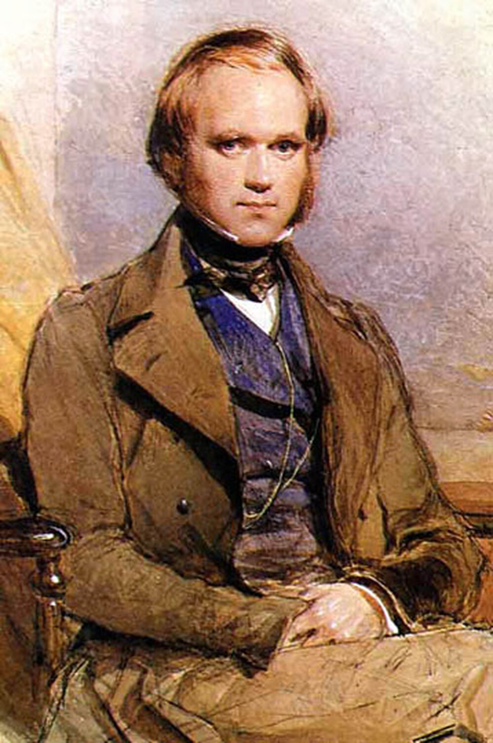 Portrait of Charles Darwin, from the late 1830s