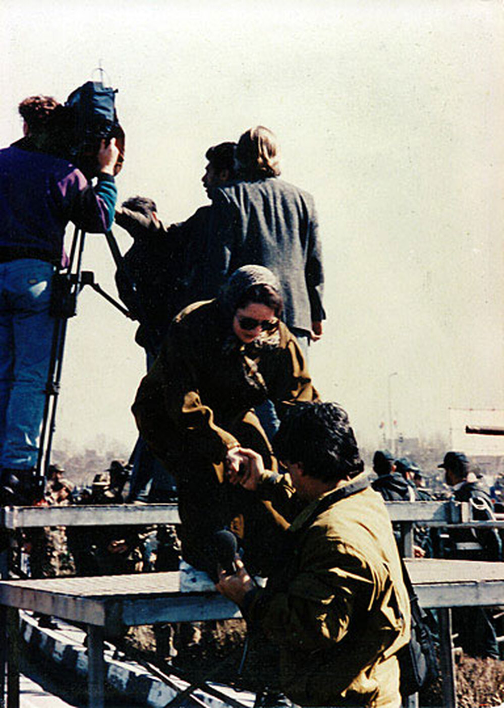 Jackie Lyden reporting on 16th anniversary of revolution