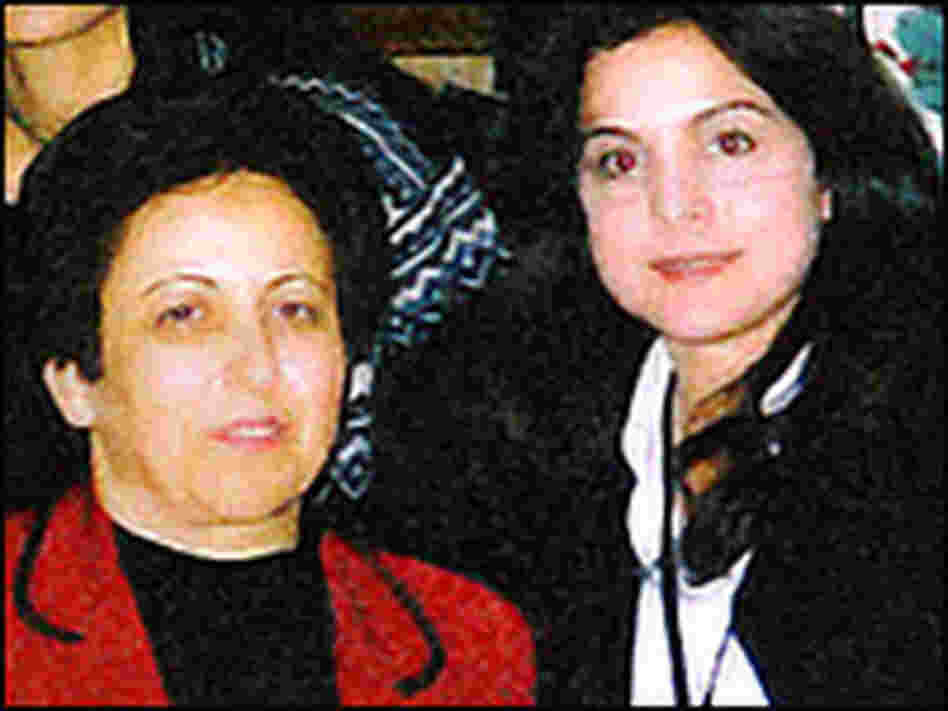 Human rights lawyer Shirin Ebadi (left) and NPR's Davar Iran Ardalan. Human rights lawyer Shirin Ebadi (left) and NPR's Davar Iran Ardalan.