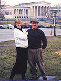 Liane with Mark Goldman, author of City on the Lake: The Challenge of Change in Baffolo, New York, who serves as our tour guide
