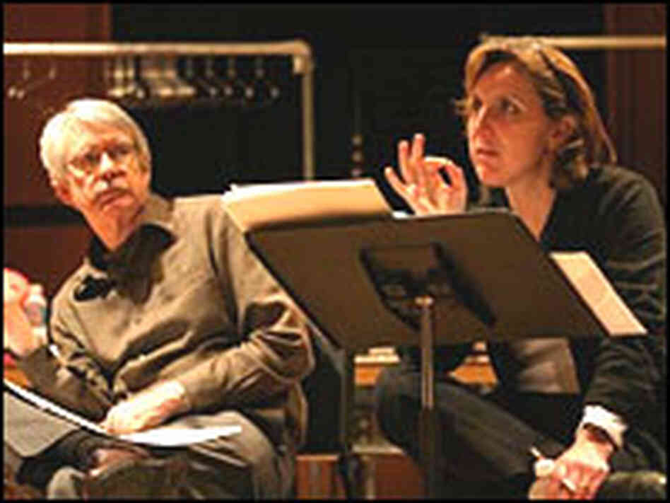 Composer John Harbison sits with soprano Dawn Upshaw Composer John Harbison sits with soprano Dawn Upshaw