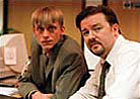 Actors Ricky Gervais and Mackenzie Crook
