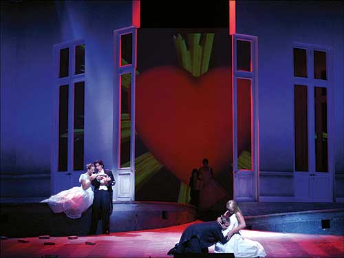 Laura Aikin and Charles Castronovo