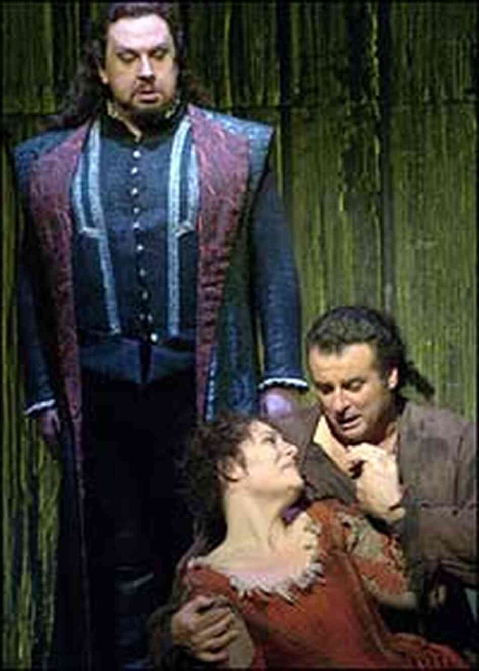 Bruno Caproni, Marcello Giordani and Sondra Radvanovsky Bruno Caproni, Marcello Giordani and Sondra Radvanovsky