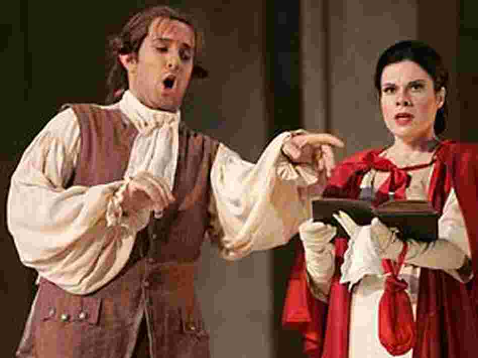 Oren Gradus and Ana Maria Martinez as Leporello and Elvira Oren Gradus and Ana Maria Martinez as Leporello and Elvira