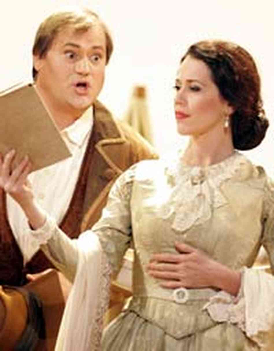 Paul Groves and Elizabeth Futral as Nemorino and Adina Paul Groves and Elizabeth Futral as Nemorino and Adina