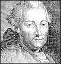 Detail of an etching of Florian Leopold Gassmann