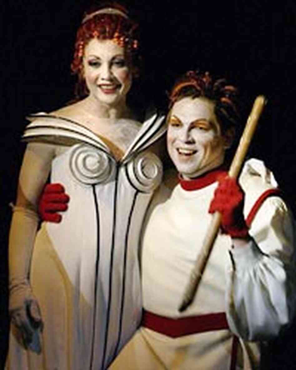 Andrea Rost and Michael Schade as Pamina and Tamino Andrea Rost and Michael Schade as Pamina and Tamino