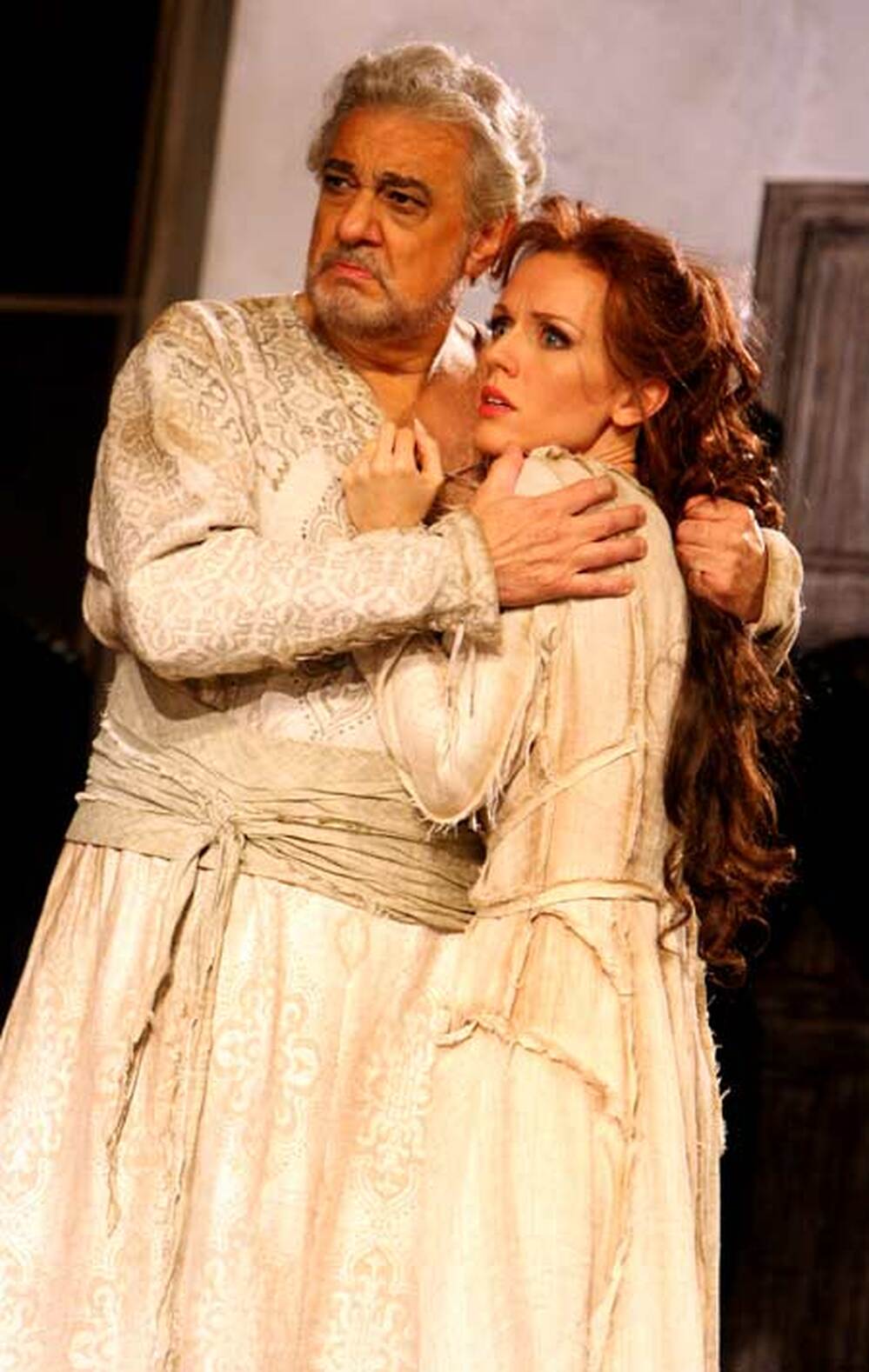 Placido Domingo and Sarah Coburn