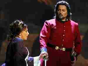 Soprano Maria Guleghina and tenor Franco Farina Soprano Maria Guleghina and tenor Franco Farina