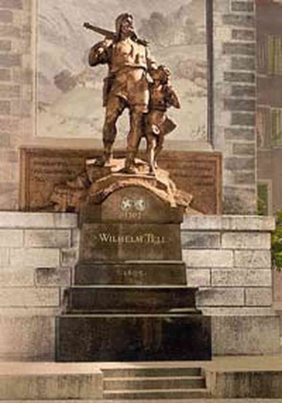 Altdorf's William Tell Monument Altdorf's William Tell Monument