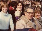 Christine Brennan and family at the Northwestern homecoming game. Christine Brennan and family at the Northwestern homecoming game.