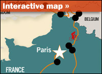 Tour de France route
