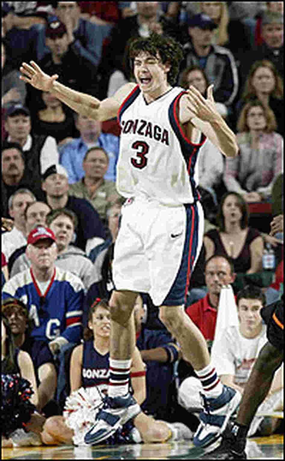 Adam Morrison of Gonzaga.