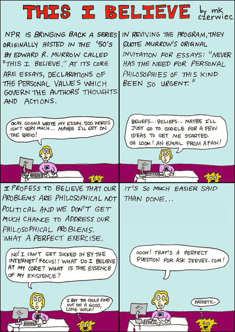 MK Czerwiec's 'This I Believe' Cartoon