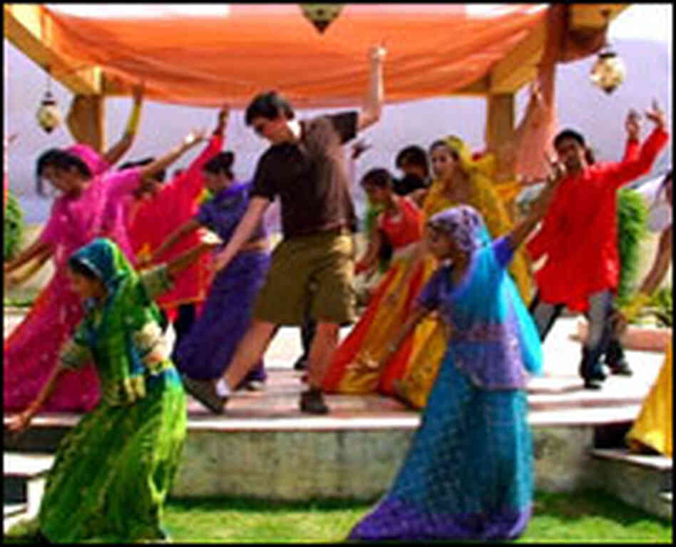 Matt dances in Gurgaon, India.