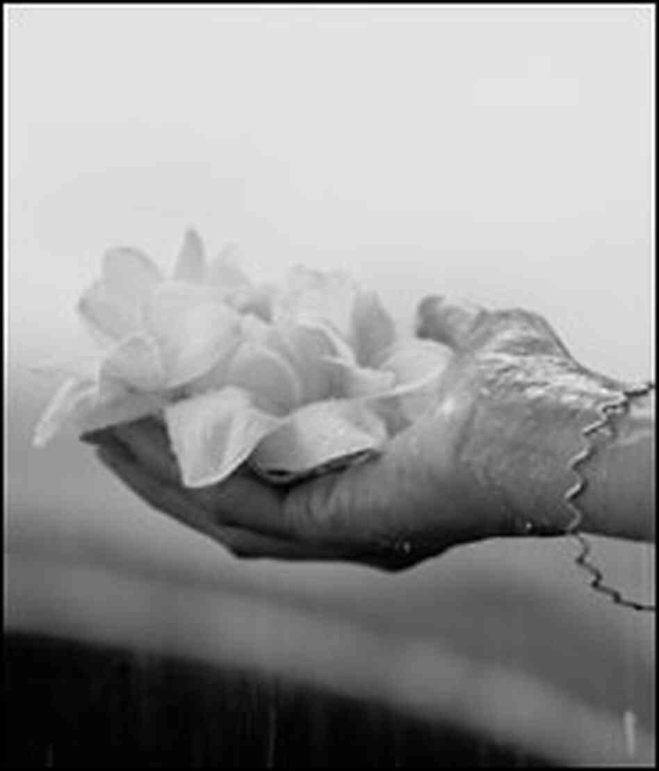 Hand with lotus Hand with lotus