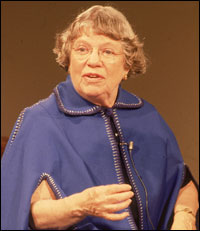 Margaret Mead pictured in 1977.