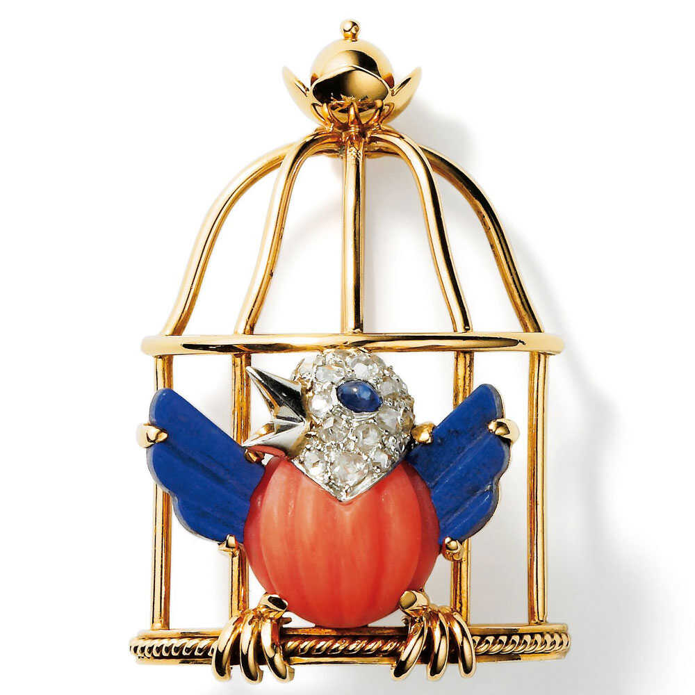 Cartier shop bird brooch