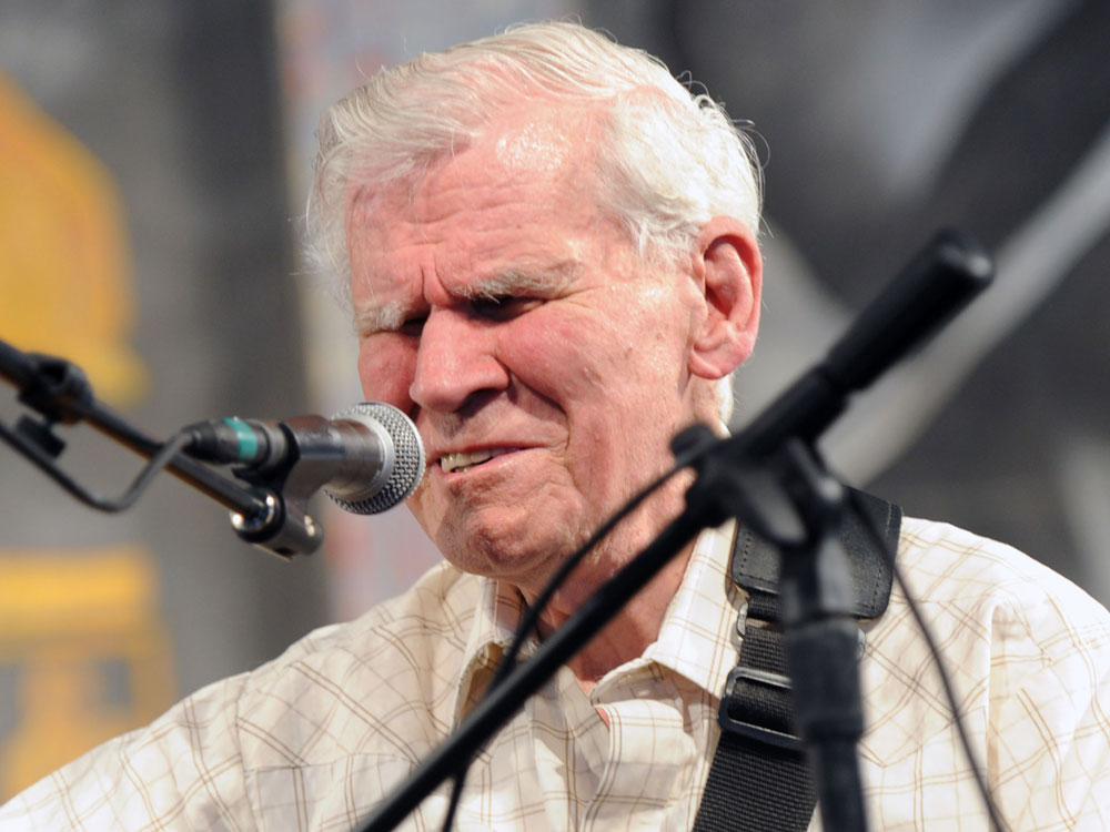 Doc Watson performs at the 2009 New Orleans Jazz & Heritage Festival on May 1, 2009. (Getty Images Entertainment)