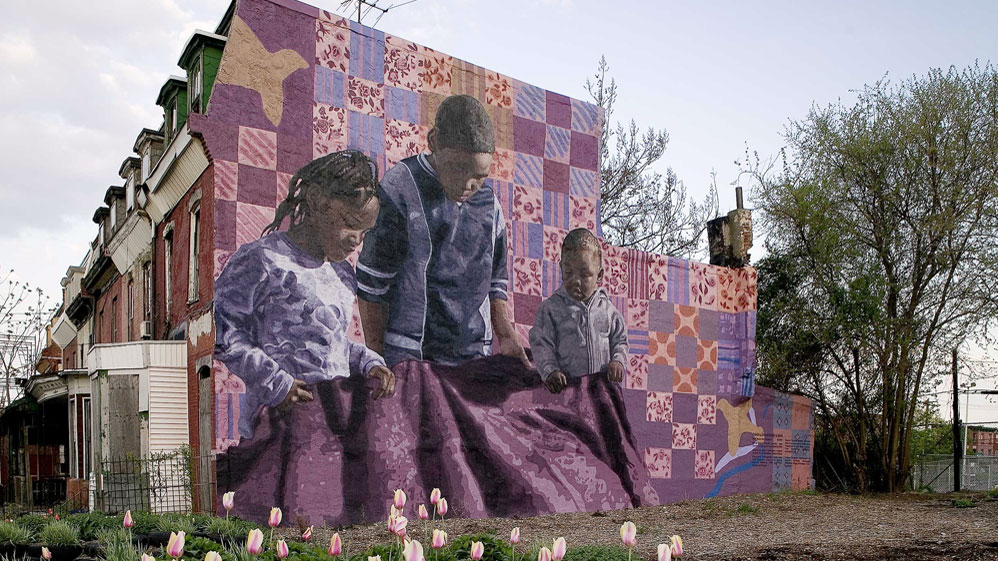 On Philadelphia's Walls, Murals Painted With Brotherly Love NPR