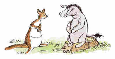 Kanga with Eeyore, credit Mark Burgess