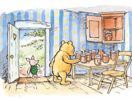 Pooh with Piglet, credit Mark Burgess