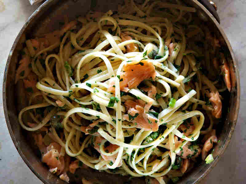 Linguine with Smoked Salmon Sauce
