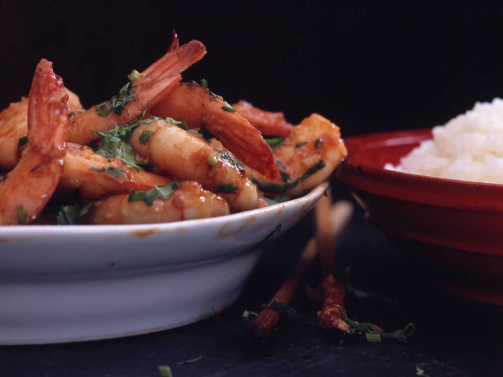 Hunan Hot-and-Spicy Shrimp