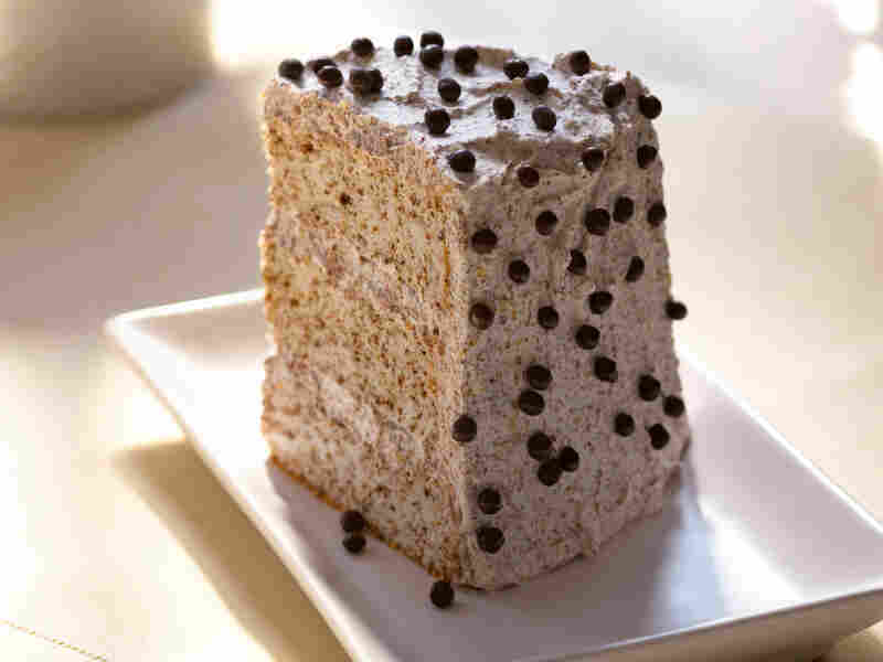Chocolate Tweed Angel Food Cake